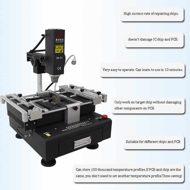2 في 1 شاشة تعمل باللمس رئيس بغا لحام آلة
