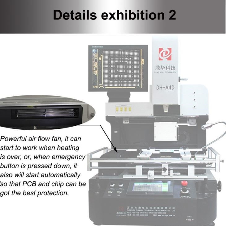 DH-A4D Quick Soldering Station For Different PCBs Including Mobile Phones And Laptops